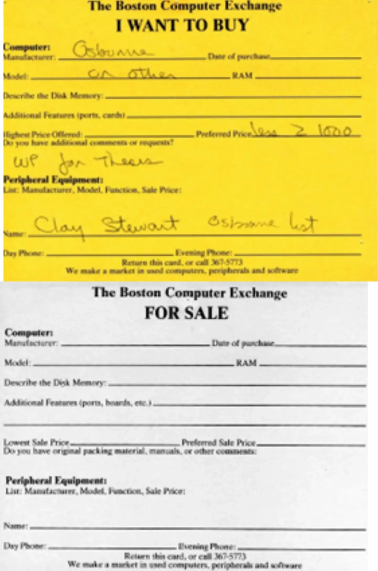 1982: Boston Computer Exchange - Pivotal Moments
