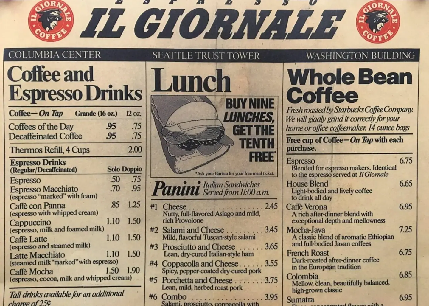 1971: Starbucks Coffee, The Third Space - Pivotal Moments