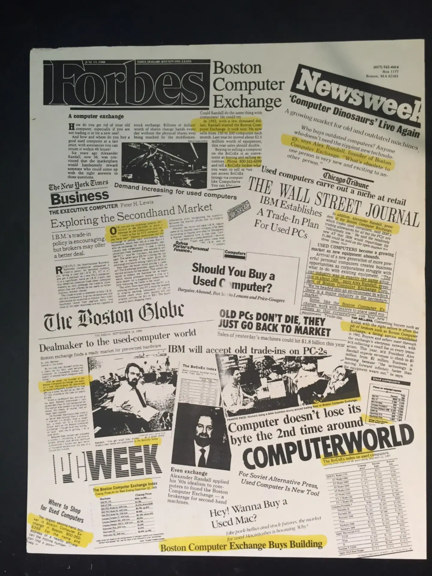 Bce Press Collage