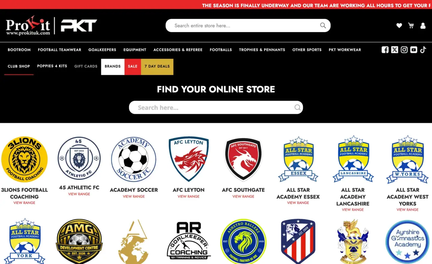 prokituk.com's club shops page